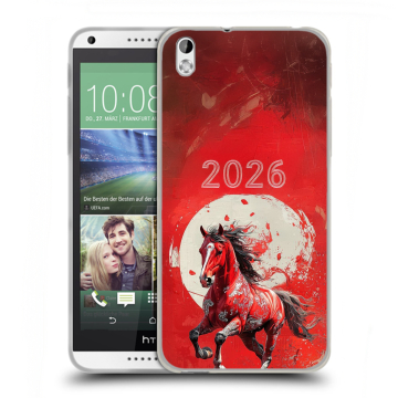 Силиконовый чехол на HTC Desire 816 с принтом Новый год Силиконовый чехол на HTC Desire 816 с принтом Новый год