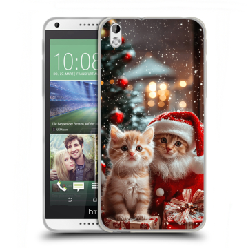 Силиконовый чехол на HTC Desire 816 с принтом Новый год Силиконовый чехол на HTC Desire 816 с принтом Новый год
