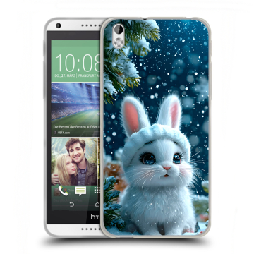 Силиконовый чехол на HTC Desire 816 с принтом Новый год Силиконовый чехол на HTC Desire 816 с принтом Новый год