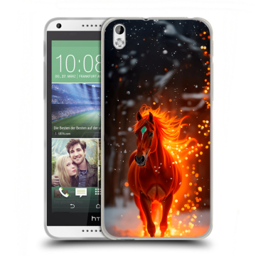 Силиконовый чехол на HTC Desire 816 с принтом Новый год Силиконовый чехол на HTC Desire 816 с принтом Новый год
