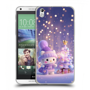 Силиконовый чехол на HTC Desire 816 с принтом Новый год Силиконовый чехол на HTC Desire 816 с принтом Новый год