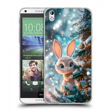 Силиконовый чехол на HTC Desire 816 с принтом Новый год Силиконовый чехол на HTC Desire 816 с принтом Новый год