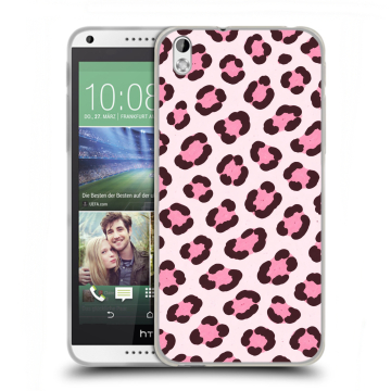 Силиконовый чехол на HTC Desire 816 с принтом для девочек