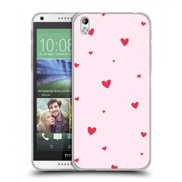 Силиконовый чехол на HTC Desire 816 с принтом для девочек
