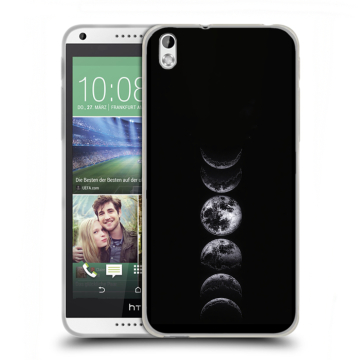 Силиконовый чехол на HTC Desire 816 с принтом женский