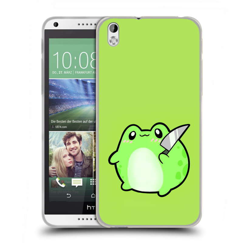Силиконовый чехол на HTC Desire 816 с принтом Лягушенок Силиконовый чехол на HTC Desire 816 с принтом Лягушенок