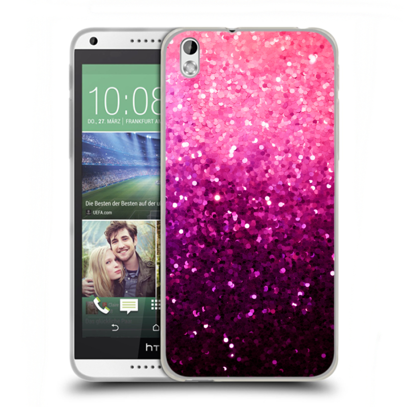 Силиконовый чехол на HTC Desire 816 с принтом Блестки Силиконовый чехол на HTC Desire 816 с принтом Блестки