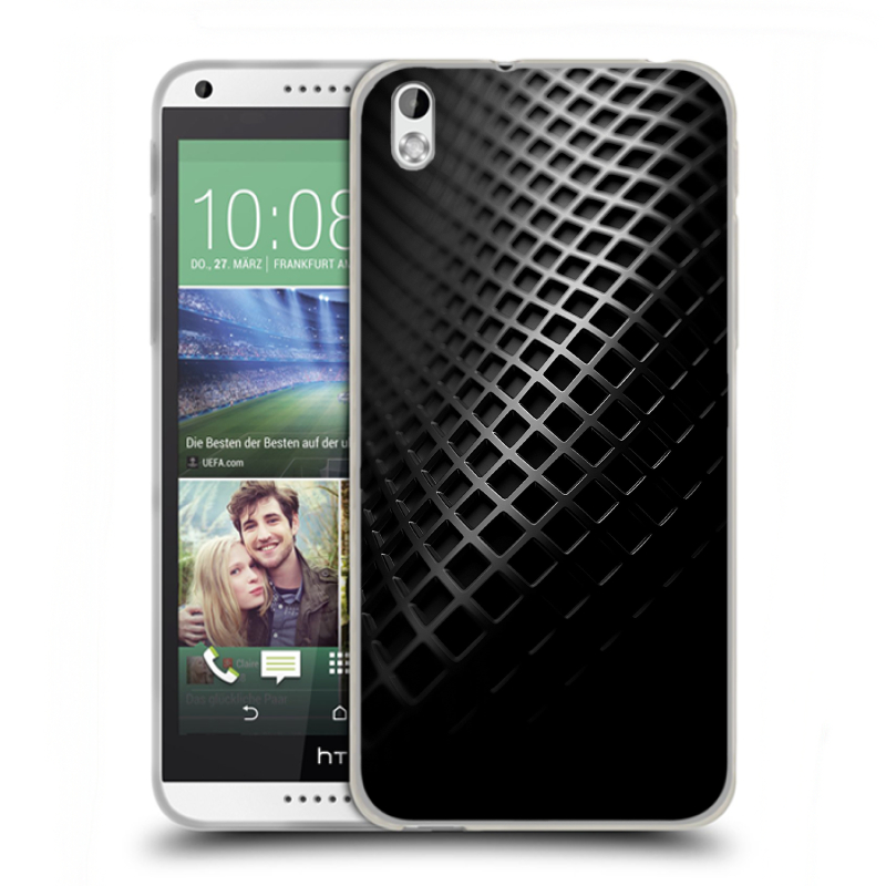 Силиконовый чехол на HTC Desire 816 с принтом Текстура металла Силиконовый чехол на HTC Desire 816 с принтом Текстура металла