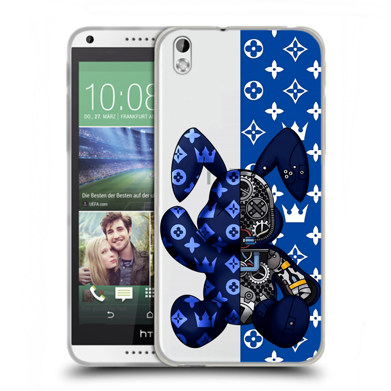 Пластиковый чехол на HTC Desire 816 с принтом Луи робот Пластиковый чехол на HTC Desire 816 с принтом Луи робот