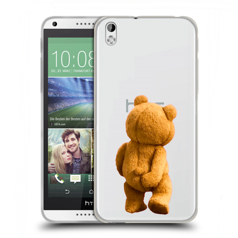 Силиконовый чехол на HTC Desire 816 с принтом Медведь Силиконовый чехол на HTC Desire 816 с принтом Медведь