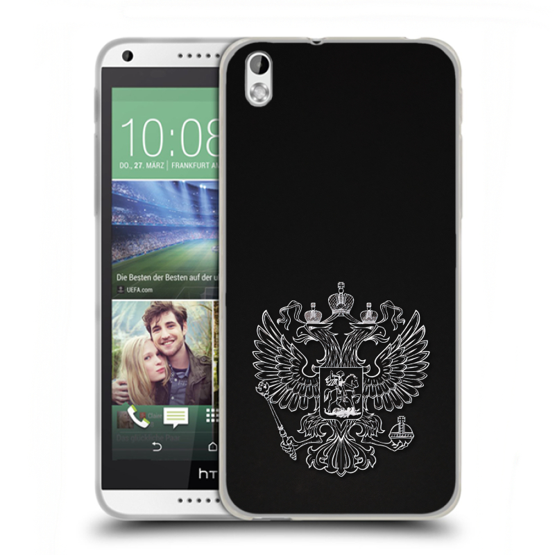 Пластиковый чехол на HTC Desire 816 с принтом Герб России Пластиковый чехол на HTC Desire 816 с принтом Герб России