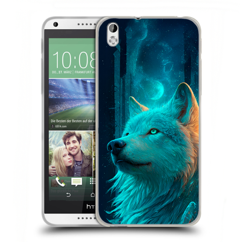 Силиконовый чехол на HTC Desire 816 с принтом бабочки саккура Силиконовый чехол на HTC Desire 816 с принтом бабочки саккура