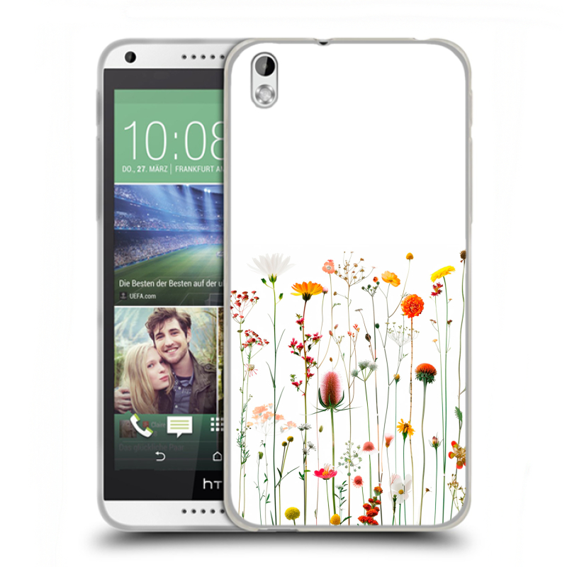Пластиковый чехол на HTC Desire 816 с принтом цветы Пластиковый чехол на HTC Desire 816 с принтом цветы
