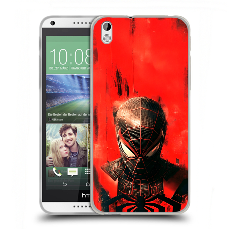 Пластиковый чехол на HTC Desire 816 с принтом человек паук spiderman Пластиковый чехол на HTC Desire 816 с принтом человек паук spiderman