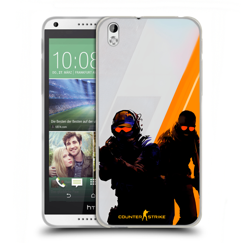 Силиконовый чехол на HTC Desire 816 с принтом Контер страйк Counter strike Силиконовый чехол на HTC Desire 816 с принтом Контер страйк Counter strike