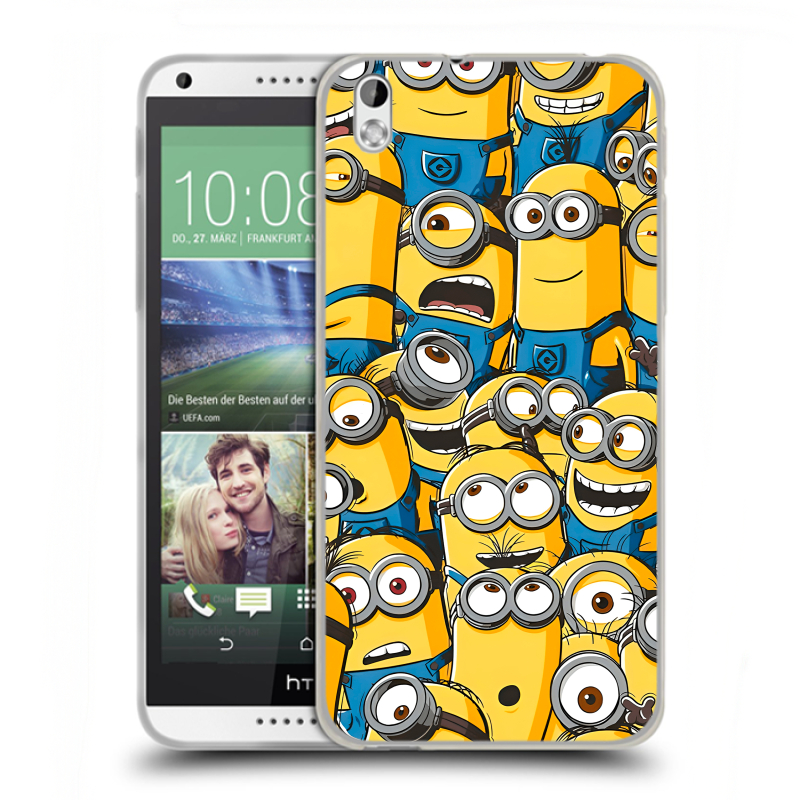 Силиконовый чехол на HTC Desire 816 с принтом Миньоны Силиконовый чехол на HTC Desire 816 с принтом Миньоны