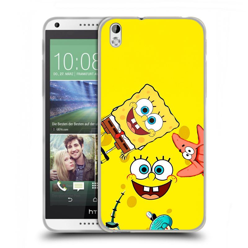 Пластиковый чехол на HTC Desire 816 с принтом Спанч боб Спанчбоб Пластиковый чехол на HTC Desire 816 с принтом Спанч боб Спанчбоб