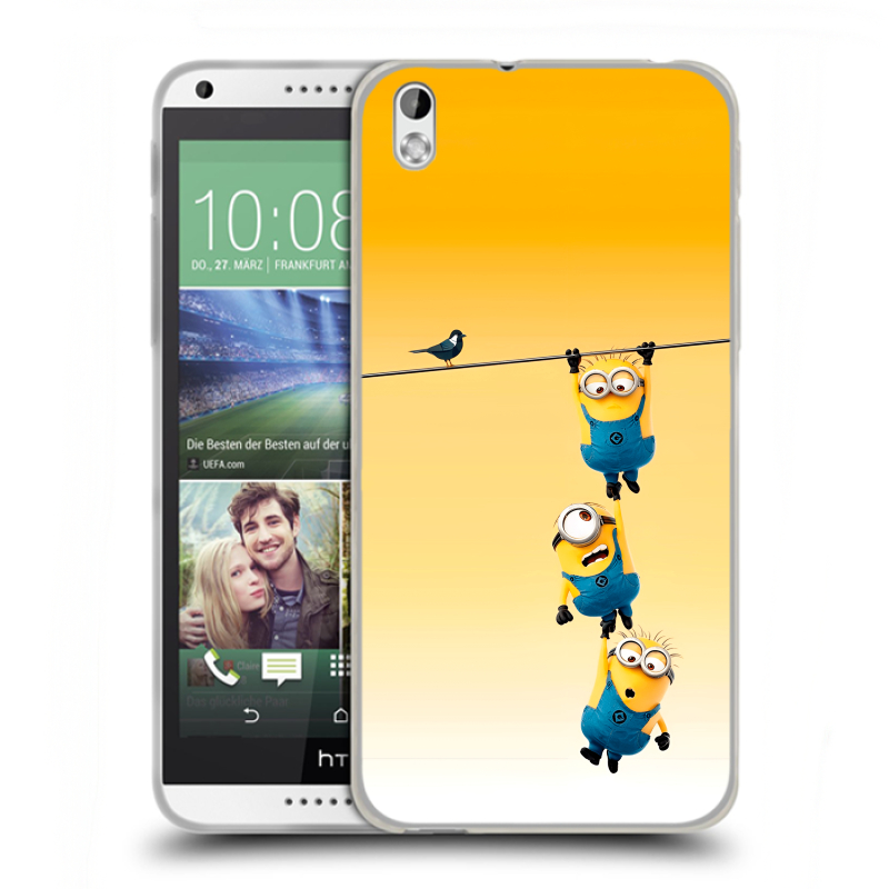Пластиковый чехол на HTC Desire 816 с принтом Миньоны Пластиковый чехол на HTC Desire 816 с принтом Миньоны