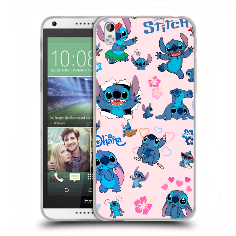 Силиконовый чехол на HTC Desire 816 с принтом Лило и Стич Силиконовый чехол на HTC Desire 816 с принтом Лило и Стич