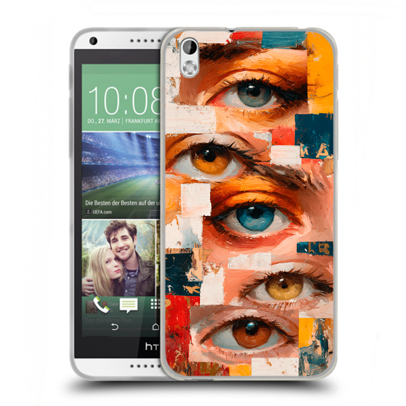 Силиконовый чехол на HTC Desire 816 с принтом Модный принт Силиконовый чехол на HTC Desire 816 с принтом Модный принт