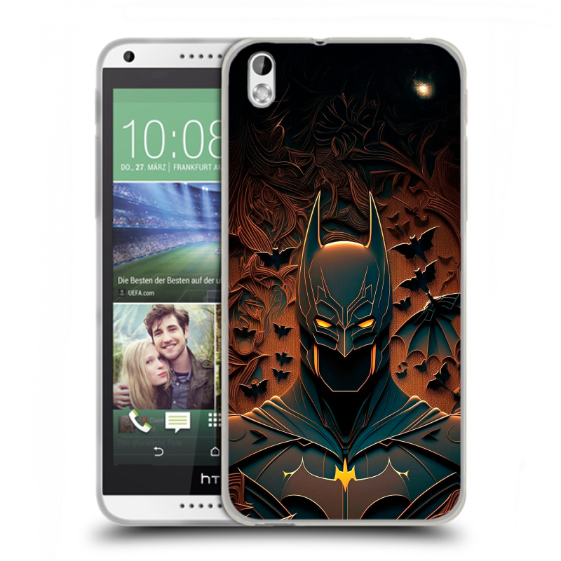 Пластиковый чехол на HTC Desire 816 с принтом Batman Бэтмен Пластиковый чехол на HTC Desire 816 с принтом Batman Бэтмен