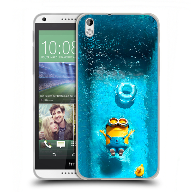 Силиконовый чехол на HTC Desire 816 с принтом Миньоны Силиконовый чехол на HTC Desire 816 с принтом Миньоны