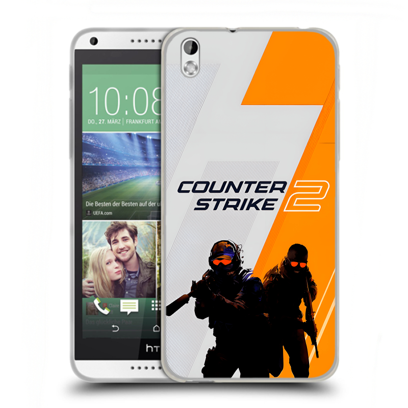 Силиконовый чехол на HTC Desire 816 с принтом Counter Strike Силиконовый чехол на HTC Desire 816 с принтом Counter Strike