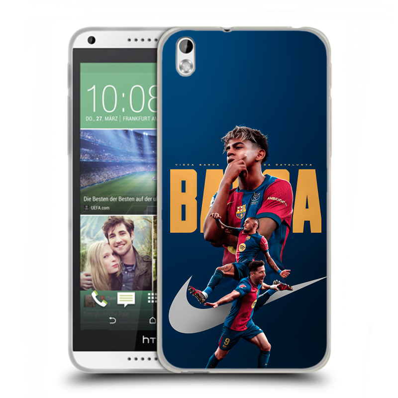 Силиконовый чехол на HTC Desire 816 с принтом Барселона Barca Yamal Силиконовый чехол на HTC Desire 816 с принтом Барселона Barca Yamal