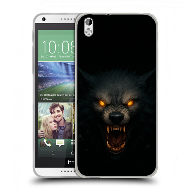Пластиковый чехол на HTC Desire 816 с принтом Волк Пластиковый чехол на HTC Desire 816 с принтом Волк