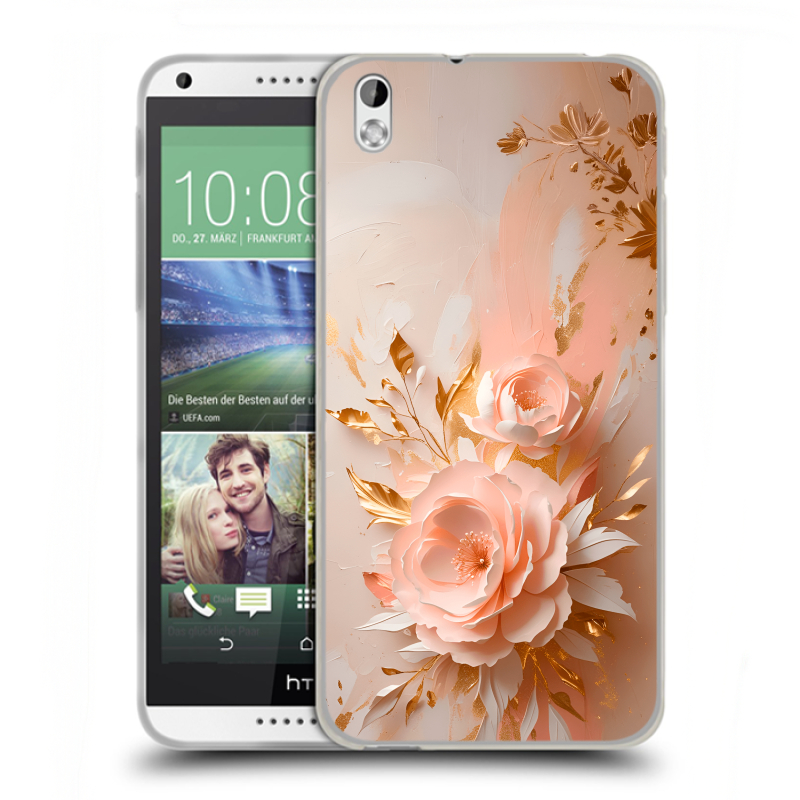 Силиконовый чехол на HTC Desire 816 с принтом женский Силиконовый чехол на HTC Desire 816 с принтом женский