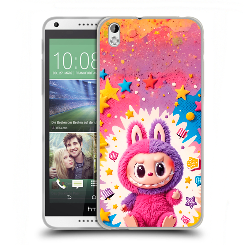 Силиконовый чехол на HTC Desire 816 с принтом Labubu Лабубу Силиконовый чехол на HTC Desire 816 с принтом Labubu Лабубу
