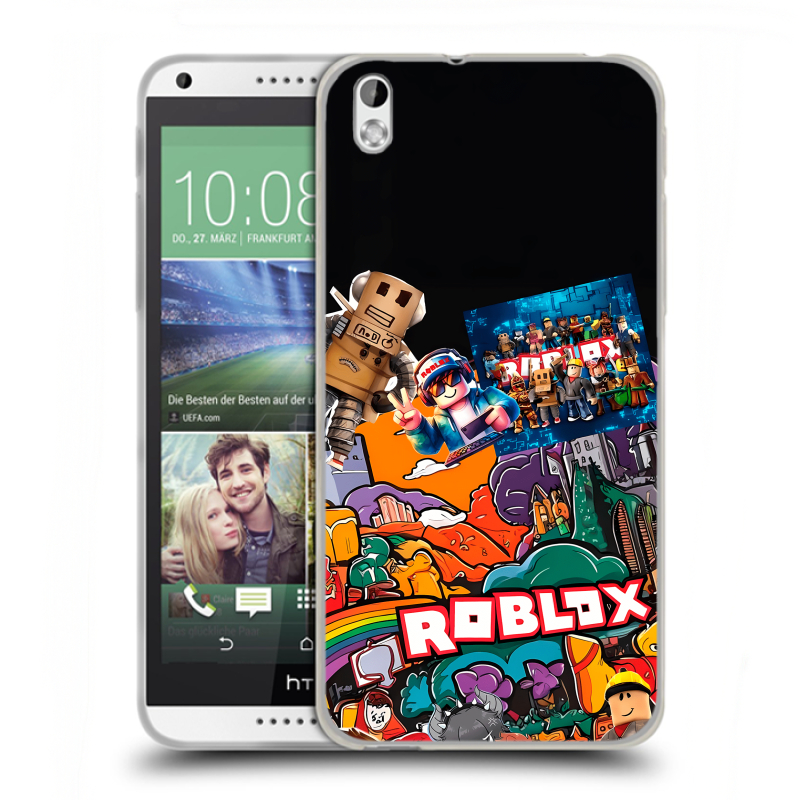 Силиконовый чехол на HTC Desire 816 с принтом Roblox Роблокс Силиконовый чехол на HTC Desire 816 с принтом Roblox Роблокс