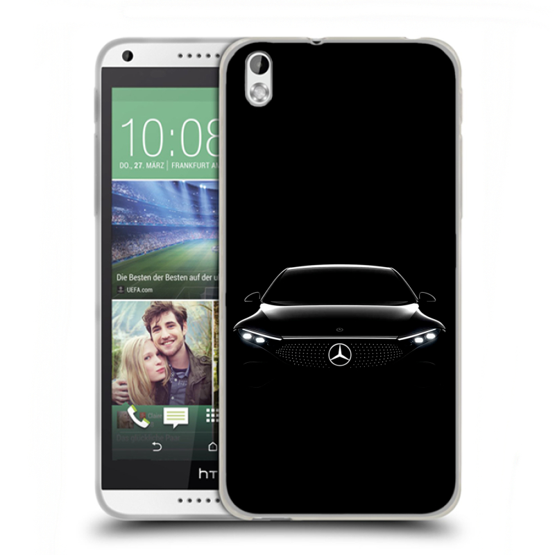 Силиконовый чехол на HTC Desire 816 с принтом Mercedes Мерседес Силиконовый чехол на HTC Desire 816 с принтом Mercedes Мерседес