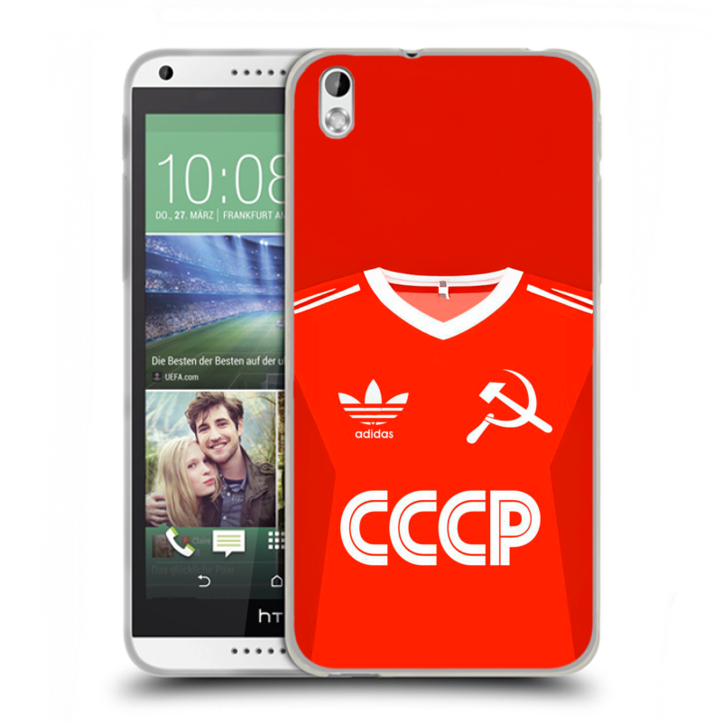 Пластиковый чехол на HTC Desire 816 с принтом Флаг Герб СССР Пластиковый чехол на HTC Desire 816 с принтом Флаг Герб СССР