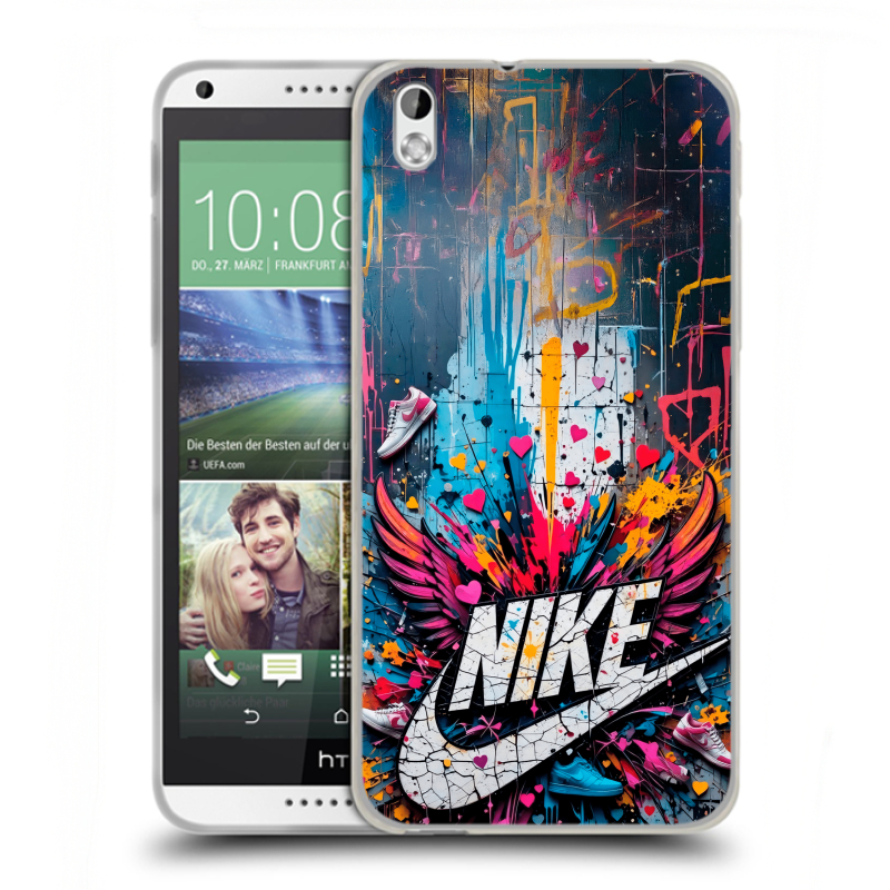 Пластиковый чехол на HTC Desire 816 с принтом Nike Найк Пластиковый чехол на HTC Desire 816 с принтом Nike Найк