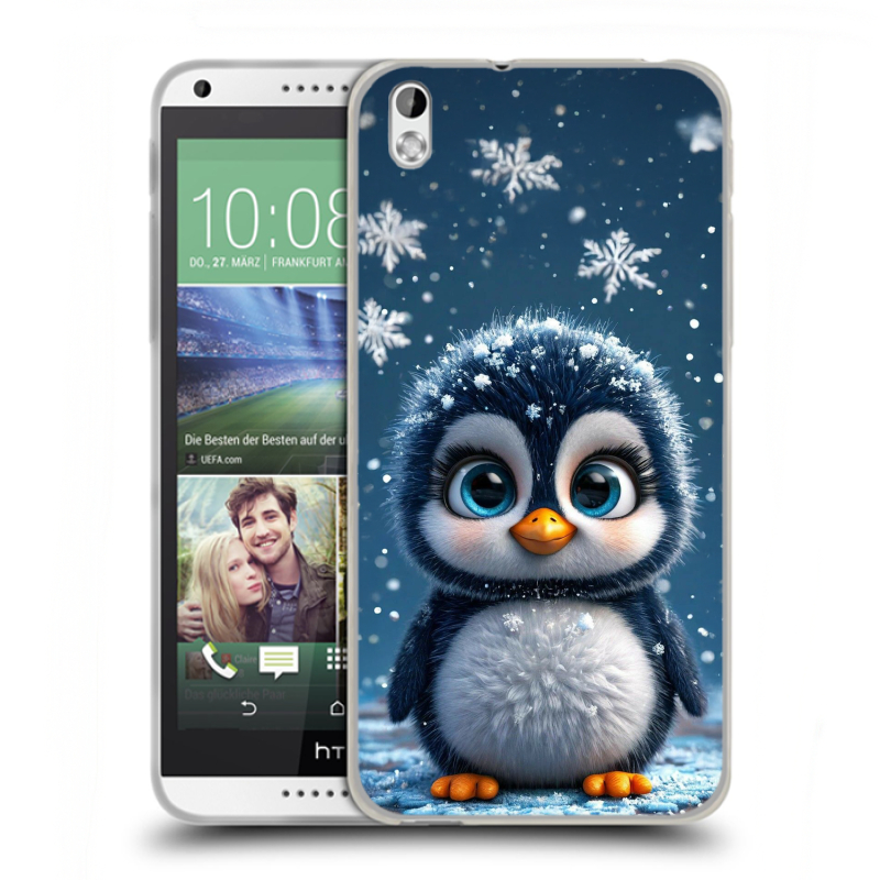 Силиконовый чехол на HTC Desire 816 с принтом Новый год Силиконовый чехол на HTC Desire 816 с принтом Новый год