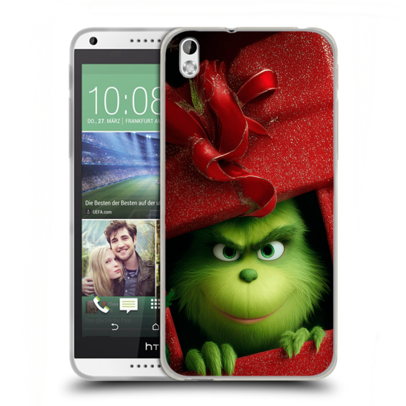 Пластиковый чехол на HTC Desire 816 с принтом Новый год Пластиковый чехол на HTC Desire 816 с принтом Новый год