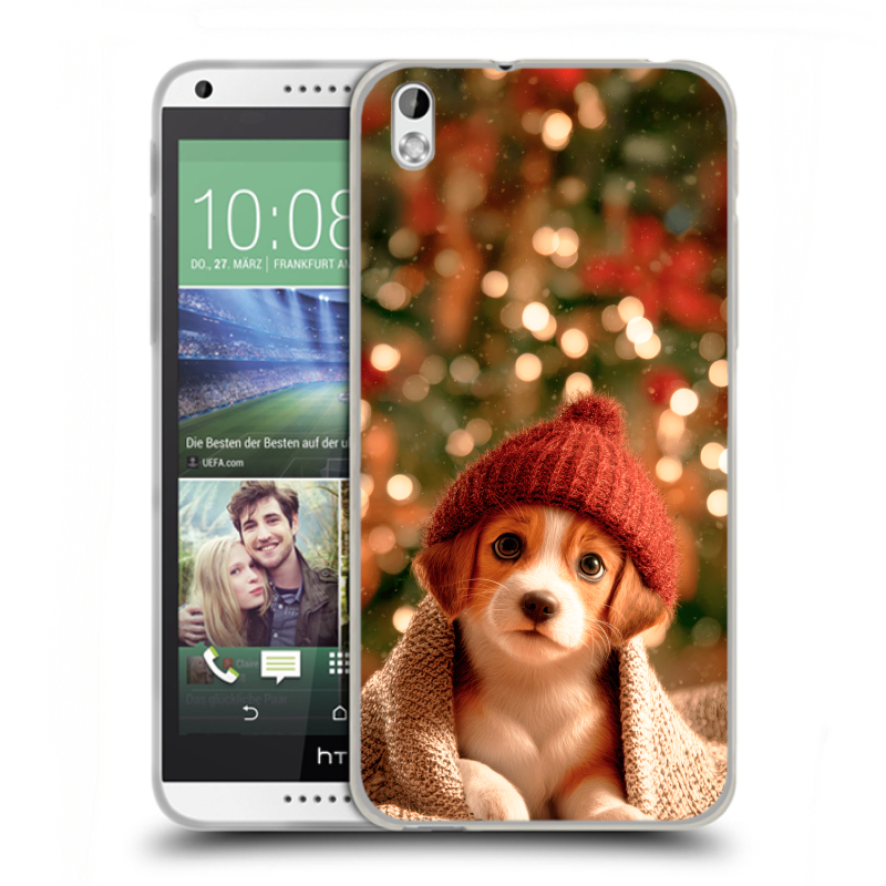 Пластиковый чехол на HTC Desire 816 с принтом Новый год Пластиковый чехол на HTC Desire 816 с принтом Новый год