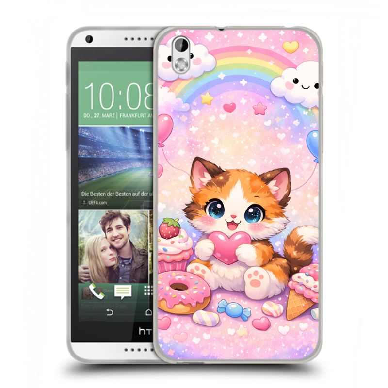 Пластиковый чехол на HTC Desire 816 с принтом для девочек Пластиковый чехол на HTC Desire 816 с принтом для девочек