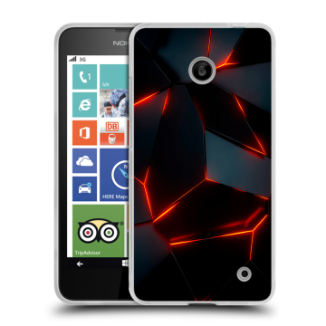 Пластиковый чехол на Nokia Lumia 630/635 с принтом Яркие абстракции