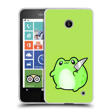 Пластиковый чехол на Nokia Lumia 630/635 с принтом Лягушенок Пластиковый чехол на Nokia Lumia 630/635 с принтом Лягушенок