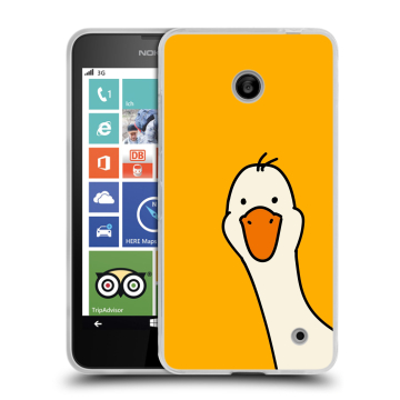 Пластиковый чехол на Nokia Lumia 630/635 с принтом Утка