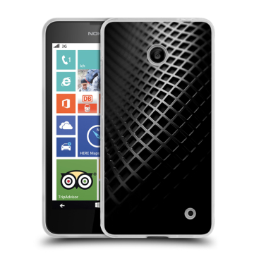 Пластиковый чехол на Nokia Lumia 630/635 с принтом Текстура металла