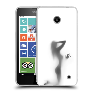 Пластиковый чехол на Nokia Lumia 630/635 с принтом Силуэт