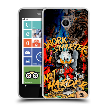 Пластиковый чехол на Nokia Lumia 630/635 с принтом Дональд Дак Деньги