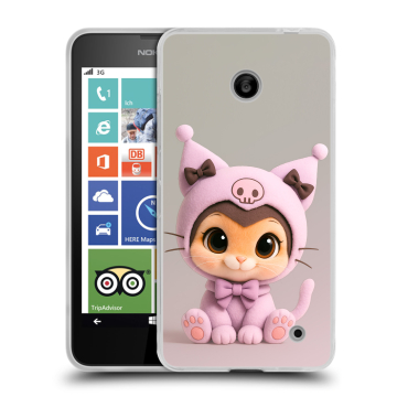 Пластиковый чехол на Nokia Lumia 630/635 с принтом Куроми Kuromi Пластиковый чехол на Nokia Lumia 630/635 с принтом Куроми Kuromi