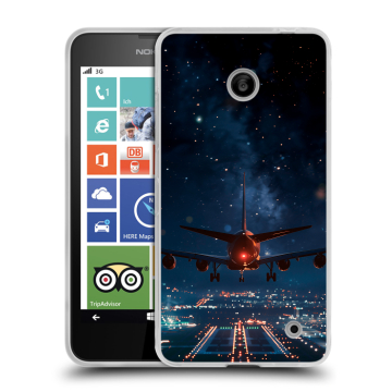 Пластиковый чехол на Nokia Lumia 630/635 с принтом самолет Пластиковый чехол на Nokia Lumia 630/635 с принтом самолет