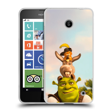 Пластиковый чехол на Nokia Lumia 630/635 с принтом Шрек Shrek