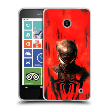 Пластиковый чехол на Nokia Lumia 630/635 с принтом человек паук spiderman Пластиковый чехол на Nokia Lumia 630/635 с принтом человек паук spiderman