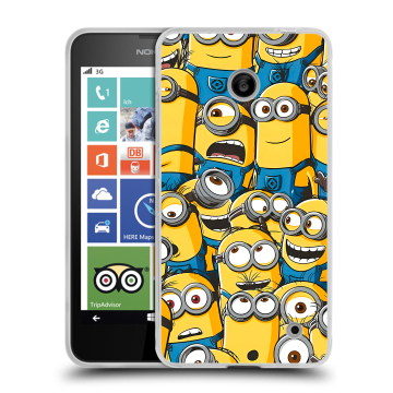 Пластиковый чехол на Nokia Lumia 630/635 с принтом Миньоны Пластиковый чехол на Nokia Lumia 630/635 с принтом Миньоны
